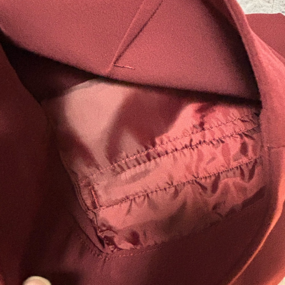 Elegant Burgundy Women's Pants - Picture 6 of 9